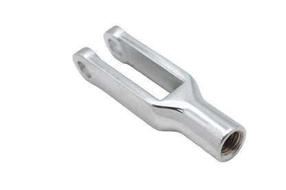 V-Twin Forked Chrome Rod End Clevis with 1/4 Inch Pin Hole for Shifter Rods by V-Twin