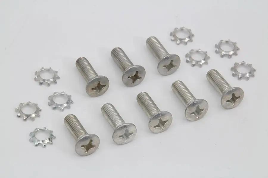 Colony Tappet Block Screw Kit with Cadmium Finish for Harley Davidson FL Models by Colony