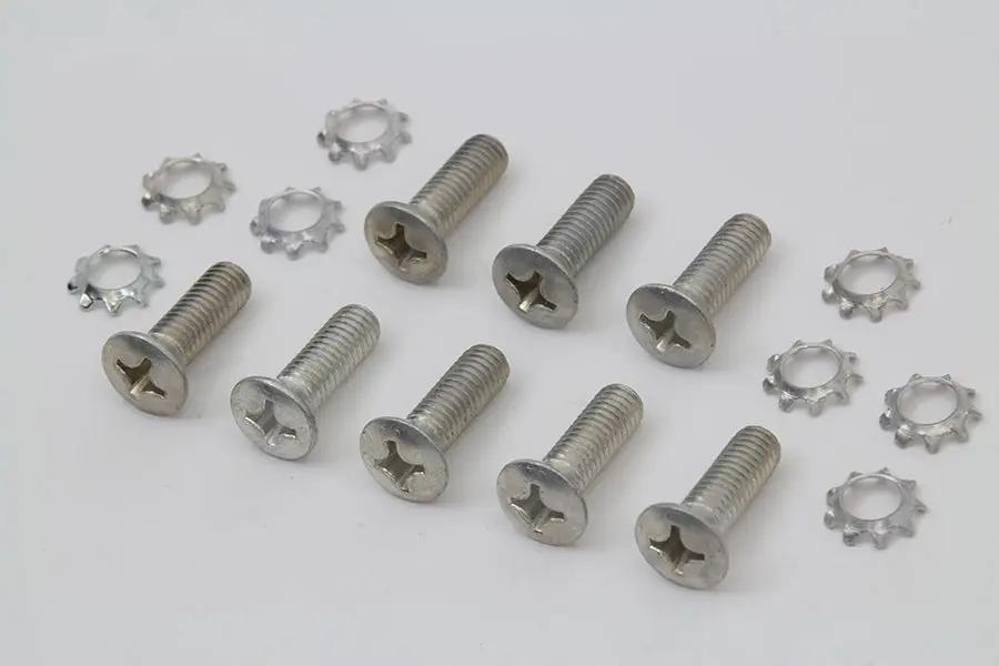 Colony Tappet Block Screw Kit with Cadmium Finish for Harley Davidson FL Models by Colony