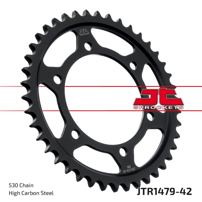 JT Sprocket 42 Tooth JTR1479.42zbk for Heavy Equipment and Motorcycles