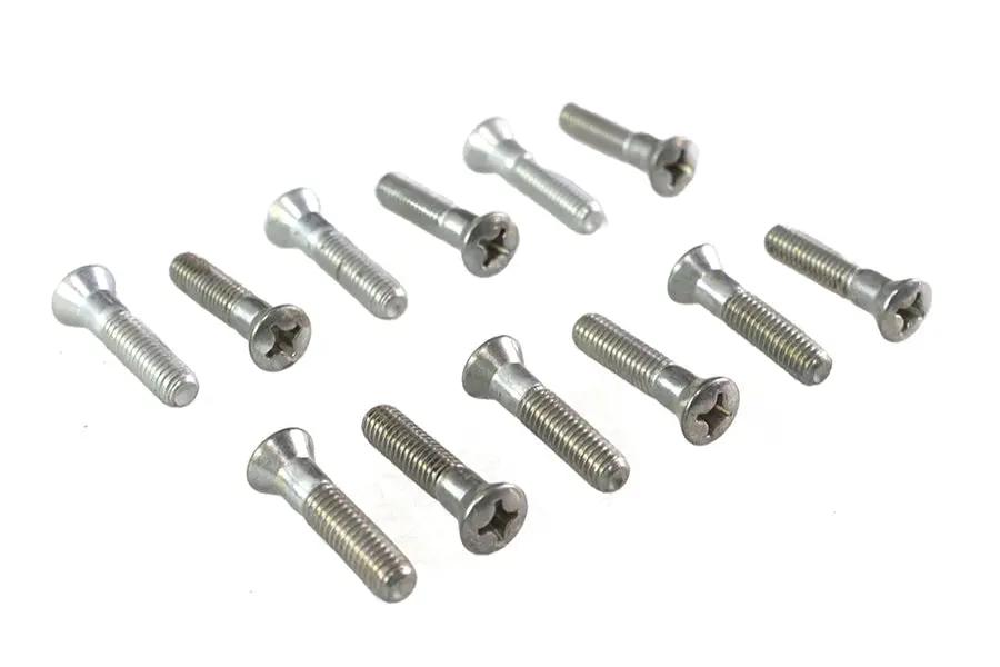 Colony Cam Cover Screw Kit with Cadmium Finish for Harley Davidson FL Models (1950-1952) by Colony