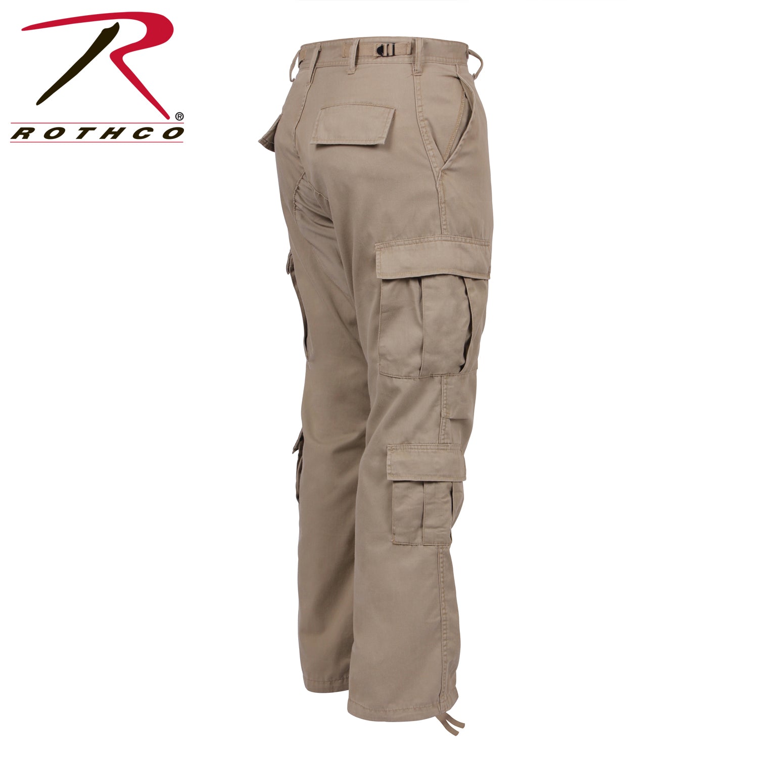 Rothco Vintage Paratrooper Cargo Fatigue Pants Khaki Size M