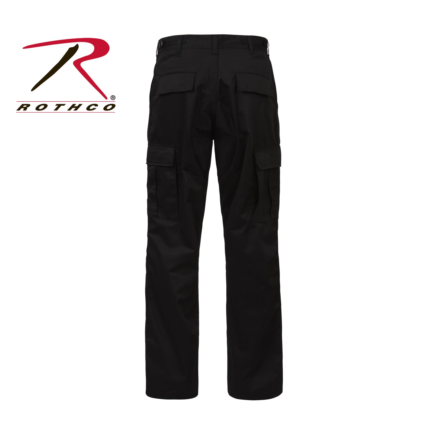 Rothco Relaxed Fit Zipper Fly Tactical BDU Pants in Black Size 4XL