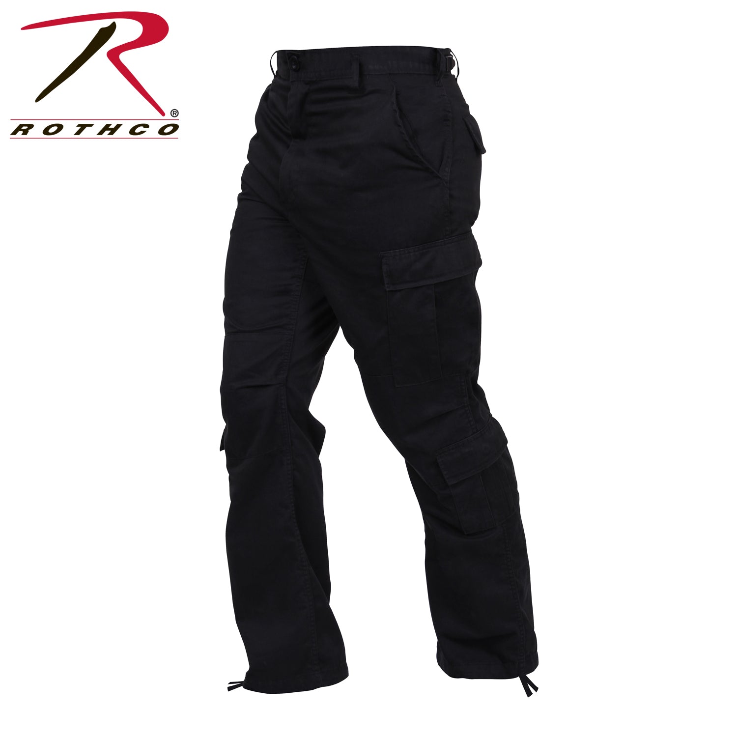 Rothco Vintage Paratrooper Cargo Fatigue Pants Black Size 2XL