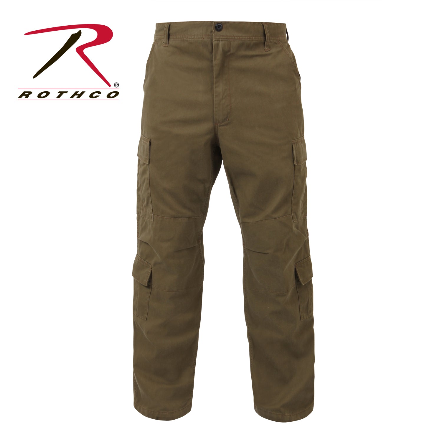 Rothco Vintage Paratrooper Cargo Fatigue Pants in Russet Brown, Size M