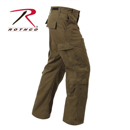 Rothco Vintage Paratrooper Cargo Fatigue Pants in Russet Brown Size Large