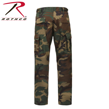 Rothco Relaxed Fit Zipper Fly BDU Pants in Woodland Camo Size M