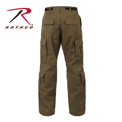 Rothco Vintage Paratrooper Cargo Fatigue Pants in Russet Brown, Size M