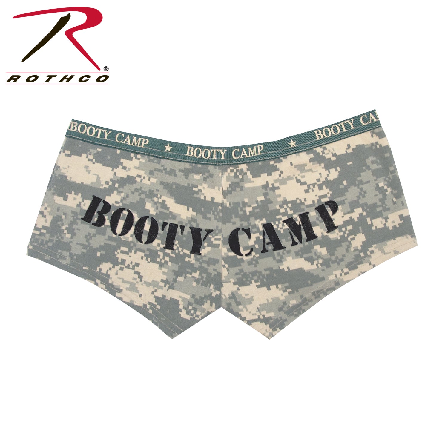 Rothco ACU Digital Booty Camp Booty Shorts Size XL – Comfortable Lounge & Underwear