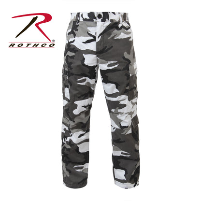 Rothco Vintage Paratrooper Cargo Fatigue Pants in City Camo, Size XL