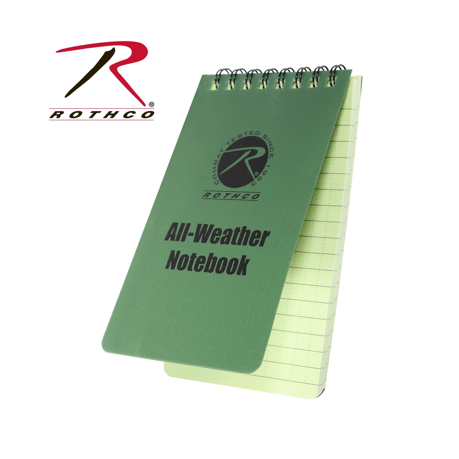 Rothco All-Weather Waterproof Notebook 3 x 5 Inches in Olive Drab