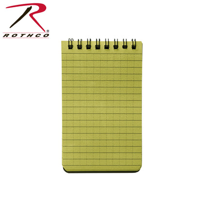 Rothco All-Weather Waterproof Notebook 3 x 5 Inches in Olive Drab