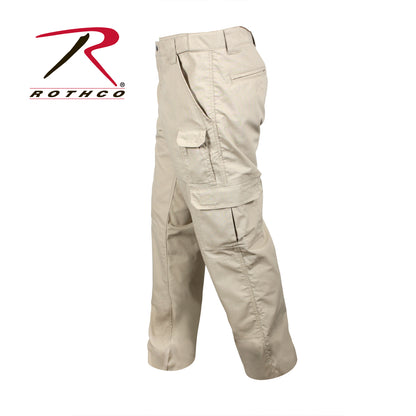 Rothco Tactical Duty Pants Khaki Size 32W x 32L - Durable Rip-Stop Work Pants for First Responders