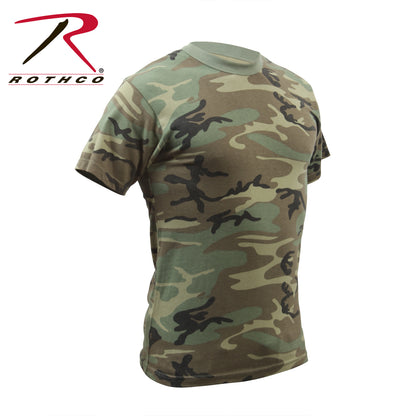 Rothco Vintage Camo T-Shirt in Woodland Camo - Size 3XL