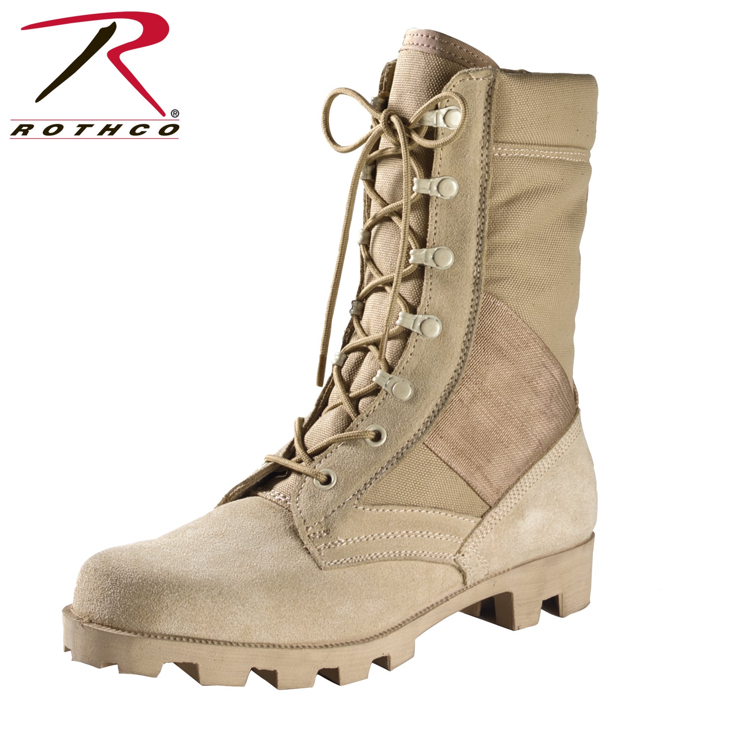 Rothco Speedlace Jungle Boot - 8 Inch Desert Tan, Wide Fit, Size 11