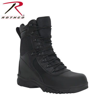 Rothco 8-Inch Forced Entry Composite Toe Tactical Boot with Side Zipper, Size 7.5