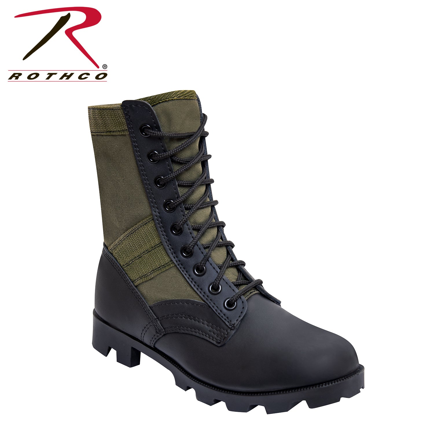 Rothco Jungle Boots - 8 Inch Olive Drab, Part Number 5080-R5