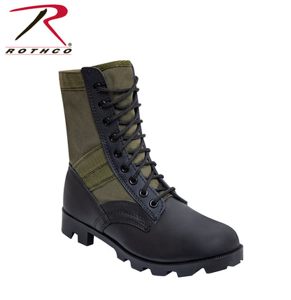 Rothco Jungle Boots - 8 Inch Olive Drab - Durable Combat and Tactical Footwear