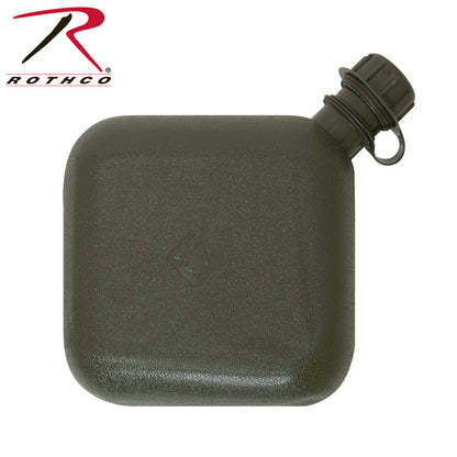 Rothco G.I. Bladder Canteen Olive Drab - 2 Quart Collapsible Hydration Bottle