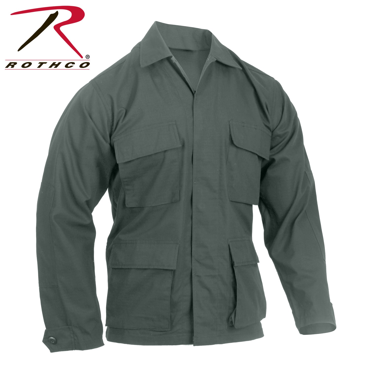 Rothco Rip-Stop BDU Shirt Olive Drab Size XL – Durable Military-Style Uniform