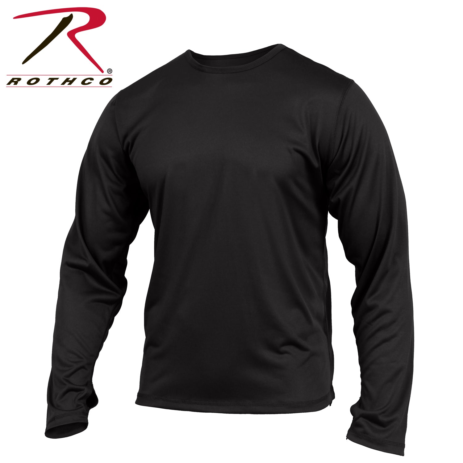 Rothco Gen III Silk Weight Underwear Top - Black, Size Medium