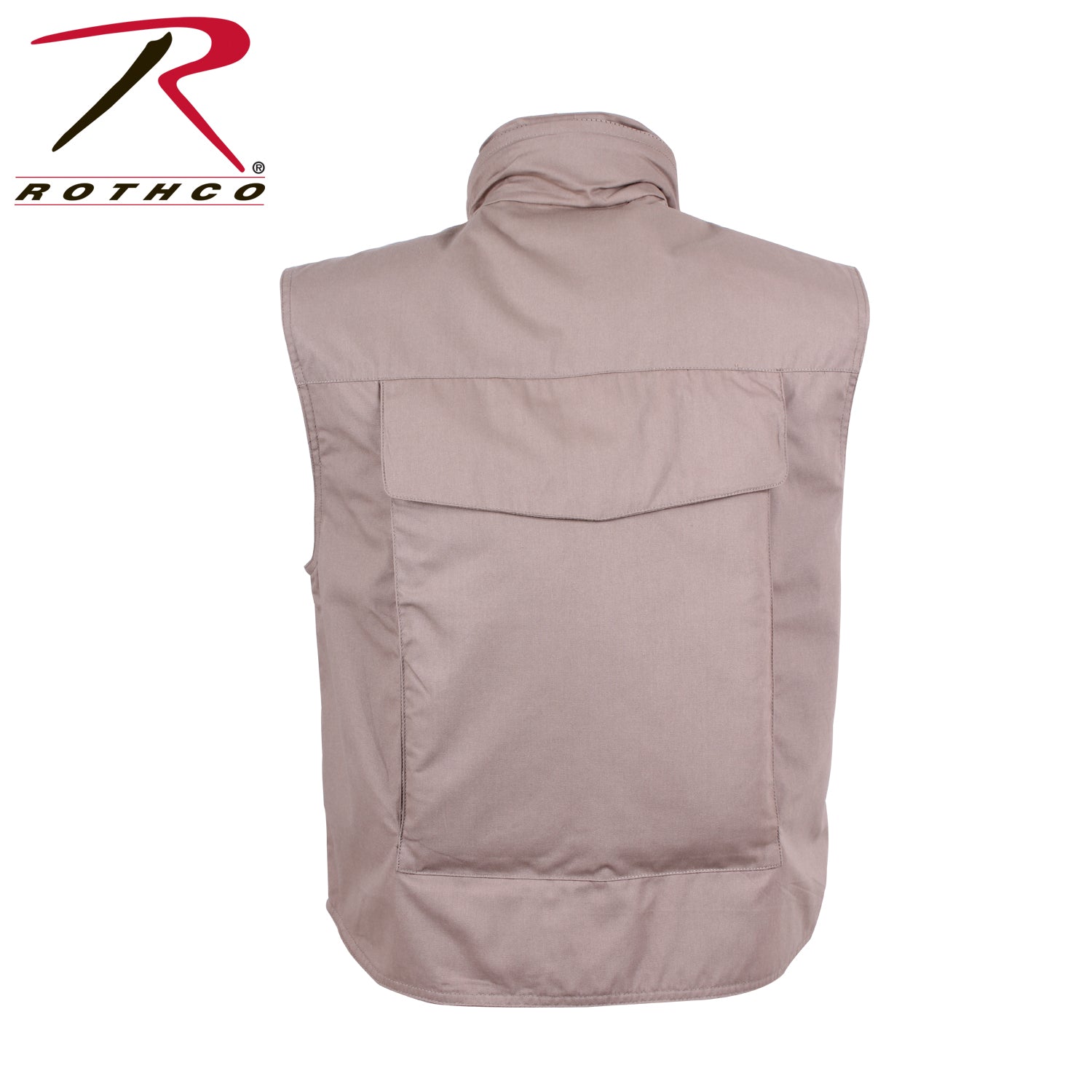 Rothco Ranger Vest Khaki Size Large – Durable Tactical Outdoor Vest with Multiple Storage Pockets