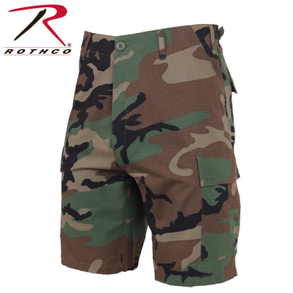Rothco Rip-Stop BDU Shorts Woodland Camo Size XL