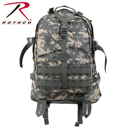 Rothco Large Camo Transport Pack ACU Digital Camo – Tactical & Outdoor Gear Bag with MOLLE Compatibility