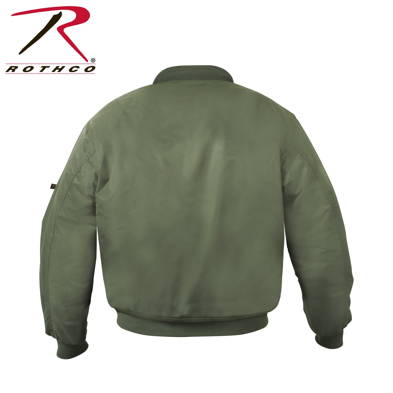Rothco Kids Flight Jacket with Patches - Sage Green, Size Medium