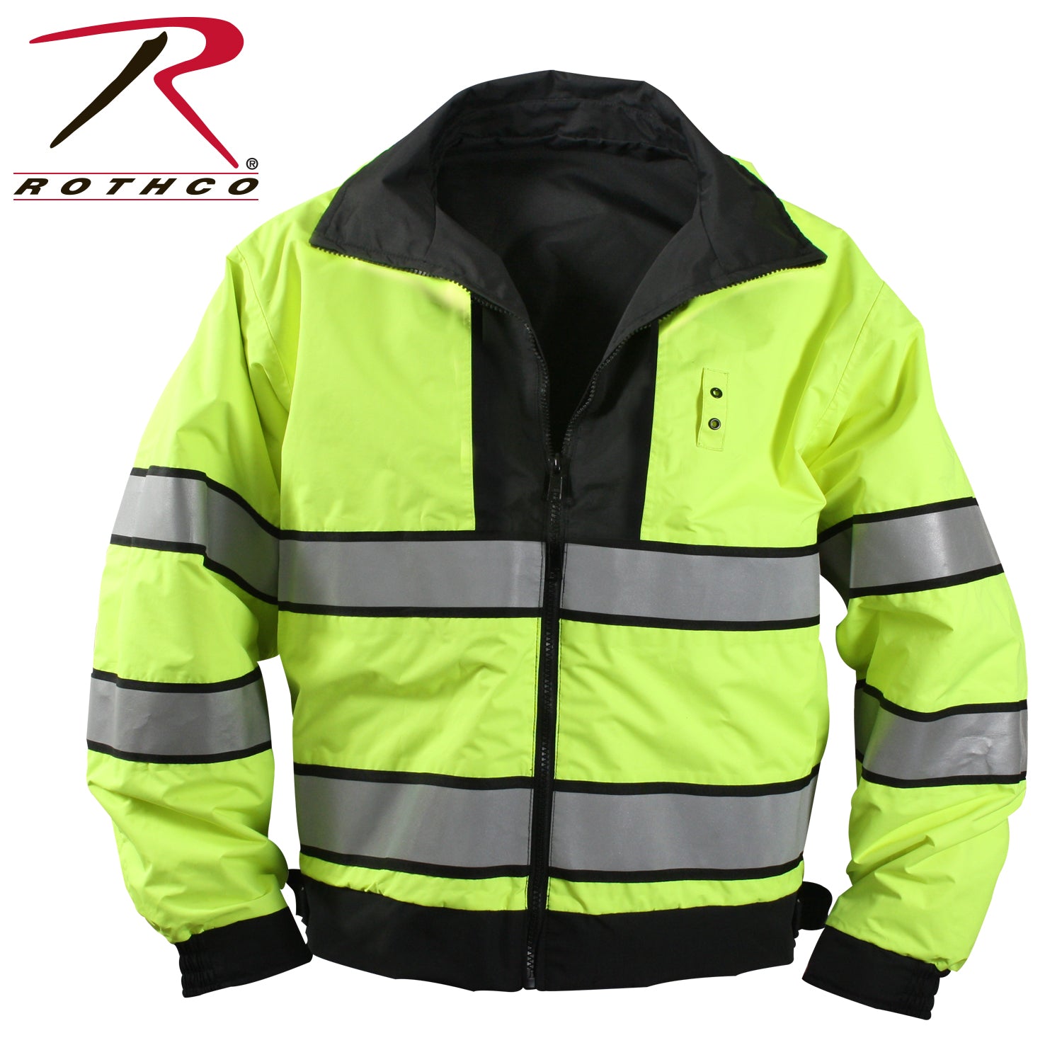 Rothco Reversible Hi-Visibility Uniform Jacket Size Small - Waterproof & Reflective Safety Outerwear