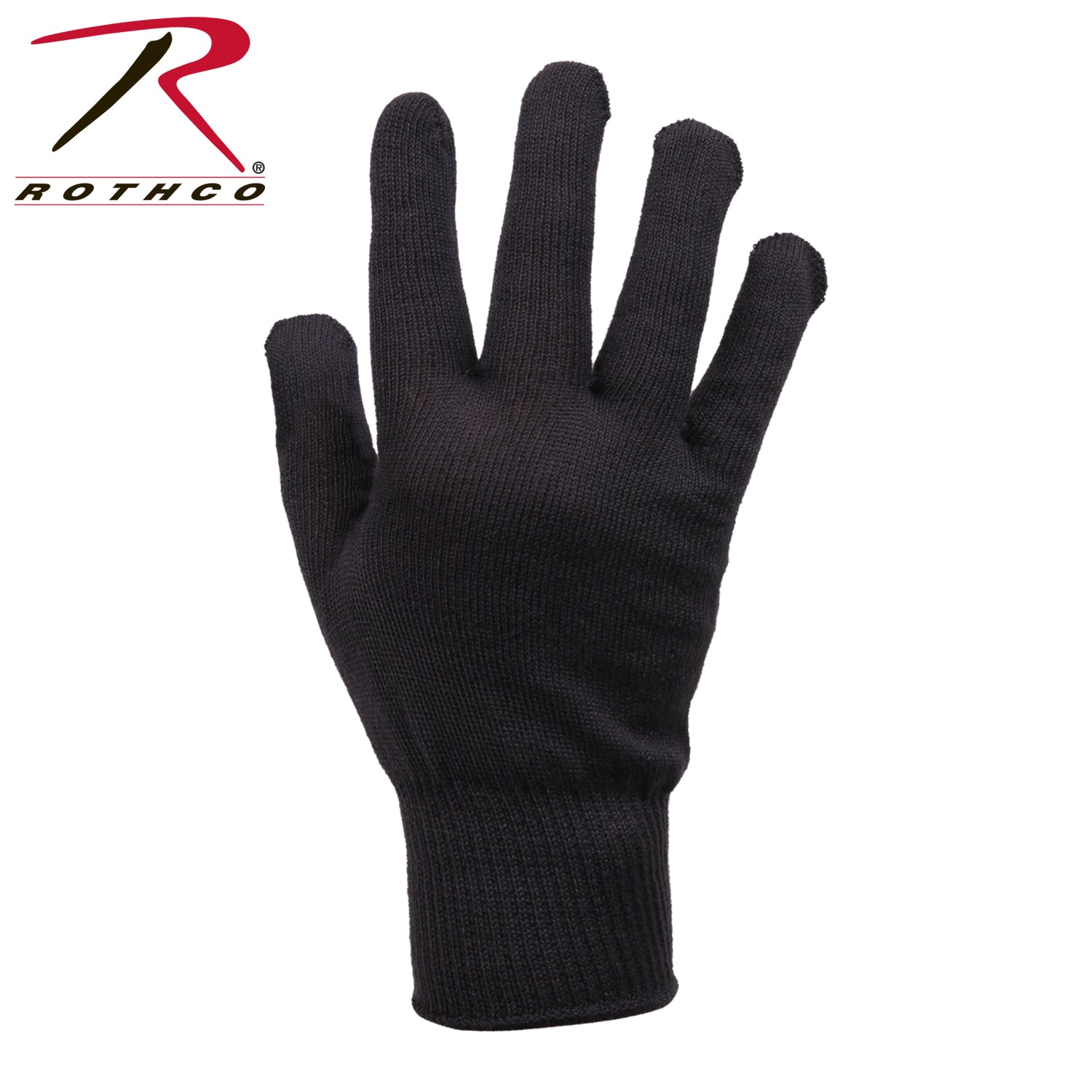 Rothco G.I. Polypropylene Glove Liners Black – Thermal Cold Weather Hand Layer
