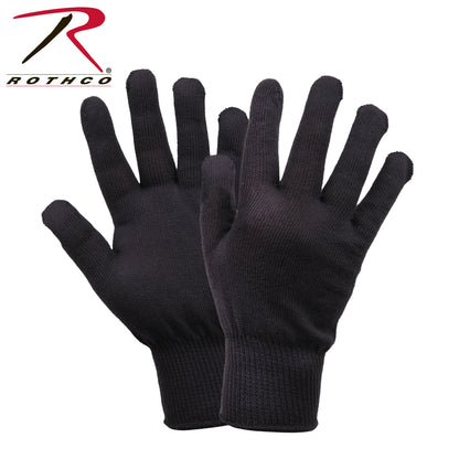 Rothco G.I. Polypropylene Glove Liners Black – Thermal Cold Weather Hand Layer