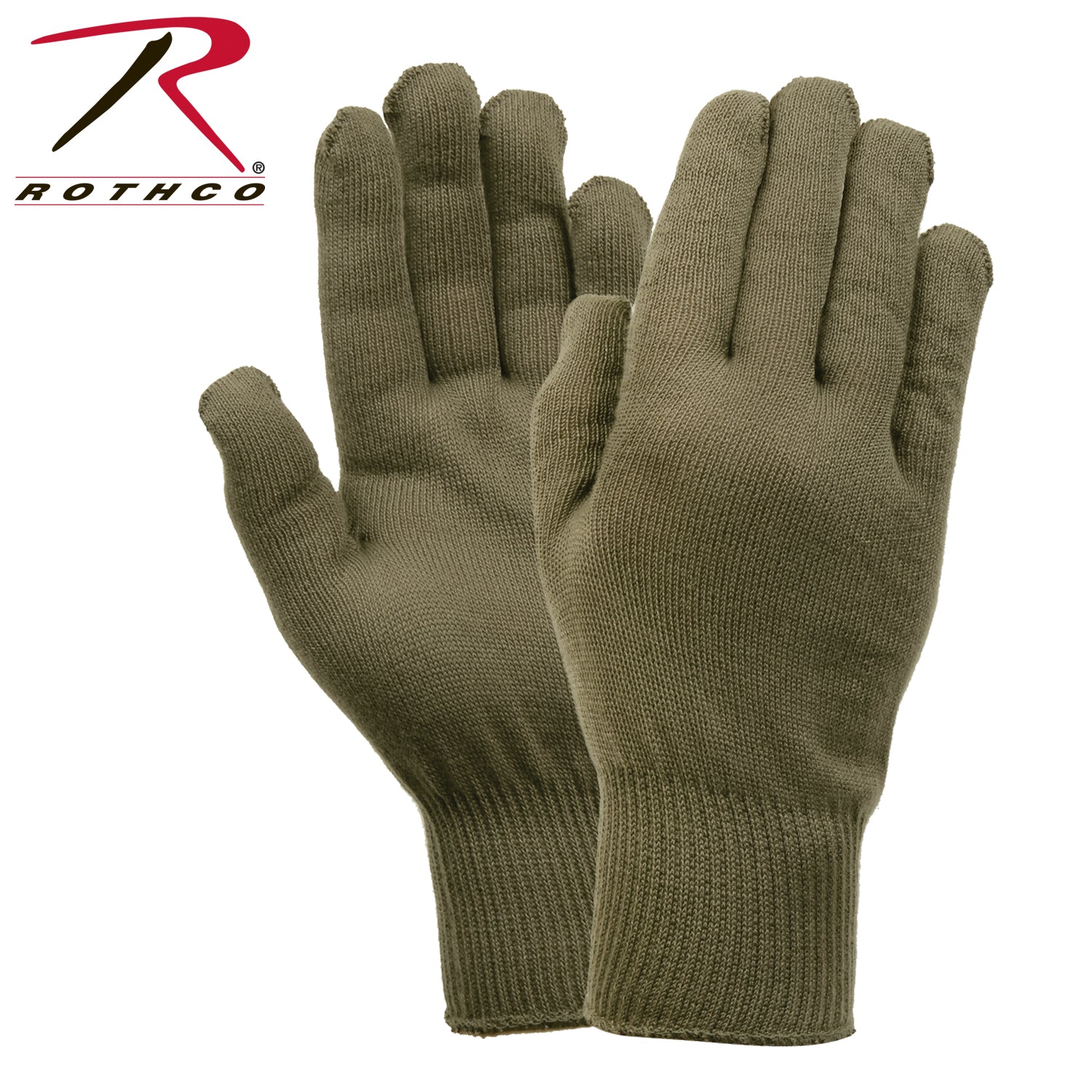 Rothco G.I. Polypropylene Glove Liners Olive Drab – Cold Weather Insulation and Comfort