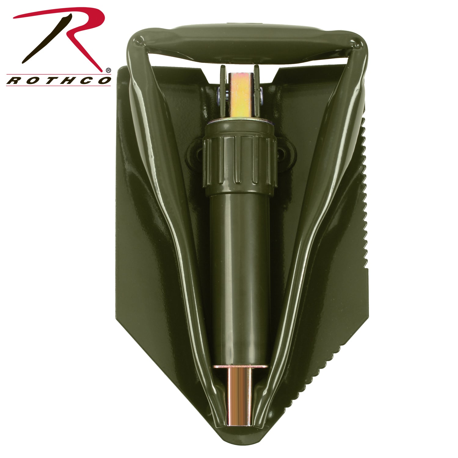 Rothco Green Tri-Fold Shovel Part Number 828 – Compact Military-Grade Camping & Survival Tool
