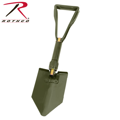 Rothco Green Tri-Fold Shovel Part Number 828 – Compact Military-Grade Camping & Survival Tool