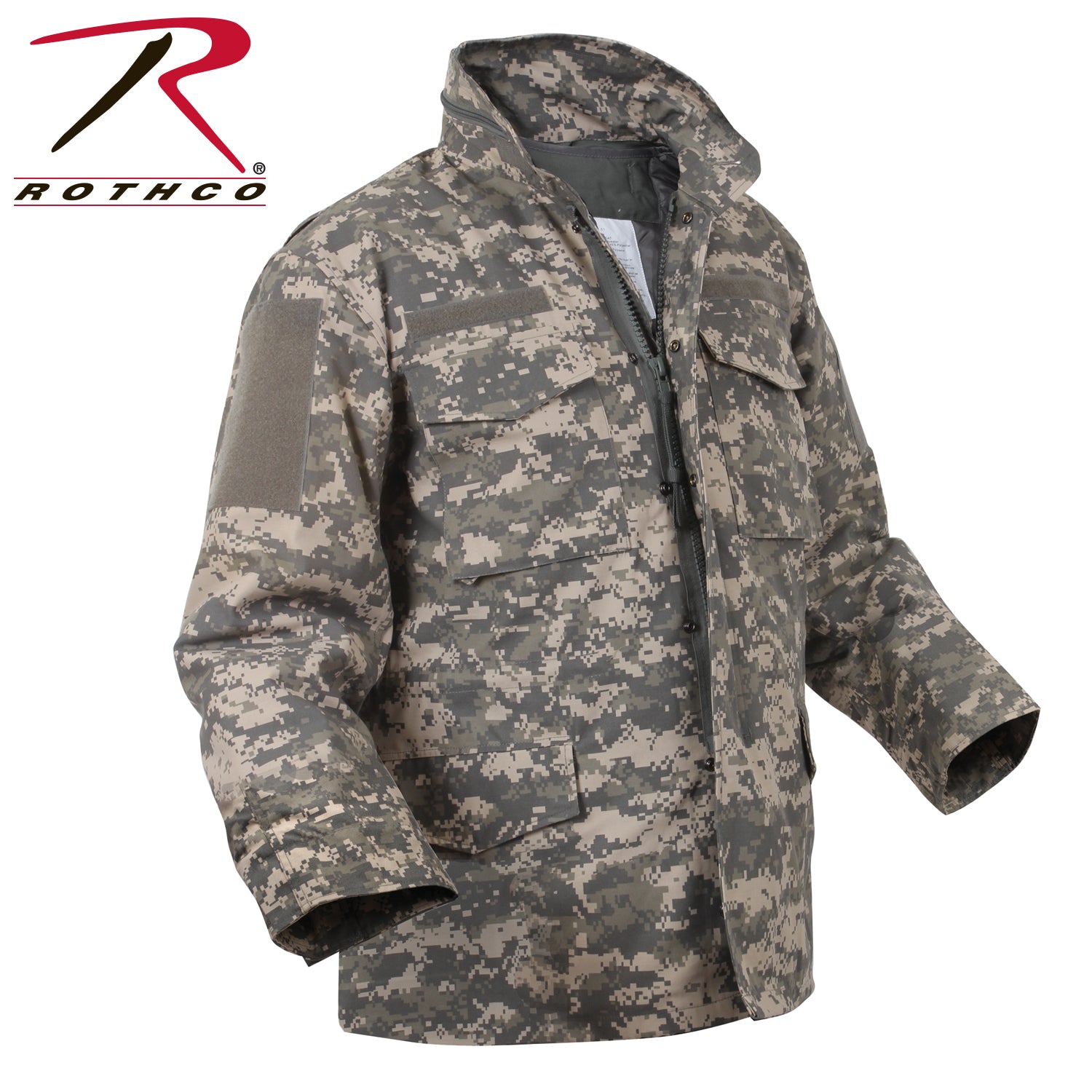 Rothco M-65 Field Jacket in ACU Digital Camo Size Small