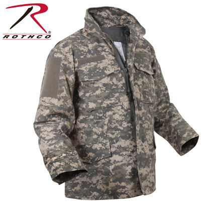 Rothco M-65 Field Jacket ACU Digital Camo Size XL – Waterproof Military-Style Outerwear