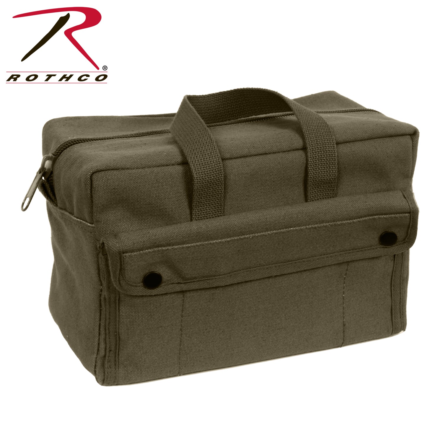 Rothco G.I. Style Mechanic's Tool Bag in Olive Drab - Heavy Duty Canvas Work Tote