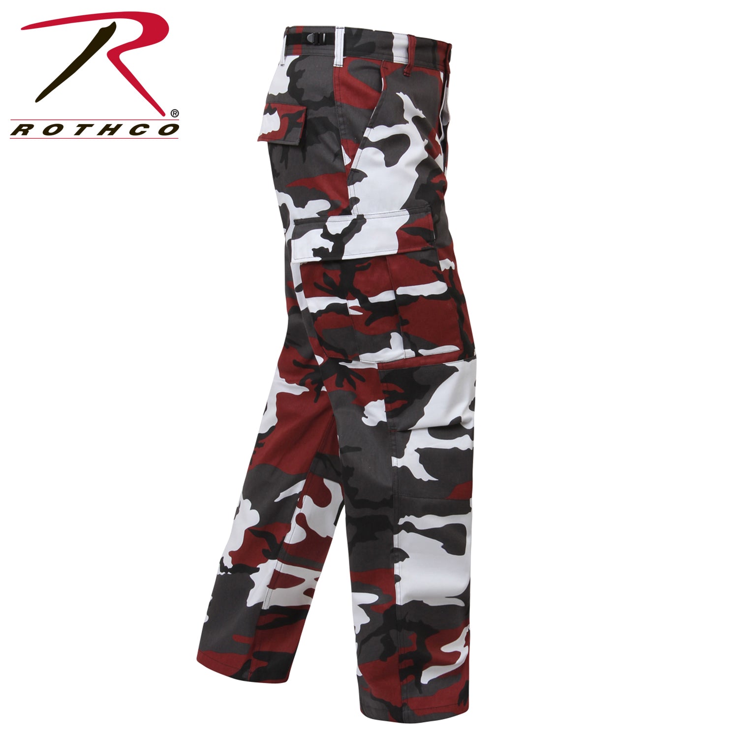 Rothco Color Camo Tactical BDU Pants Red Camo Size Small