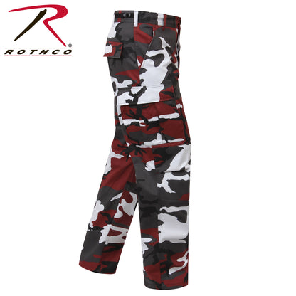 Rothco Color Camo Tactical BDU Pants Red Camo Size Small