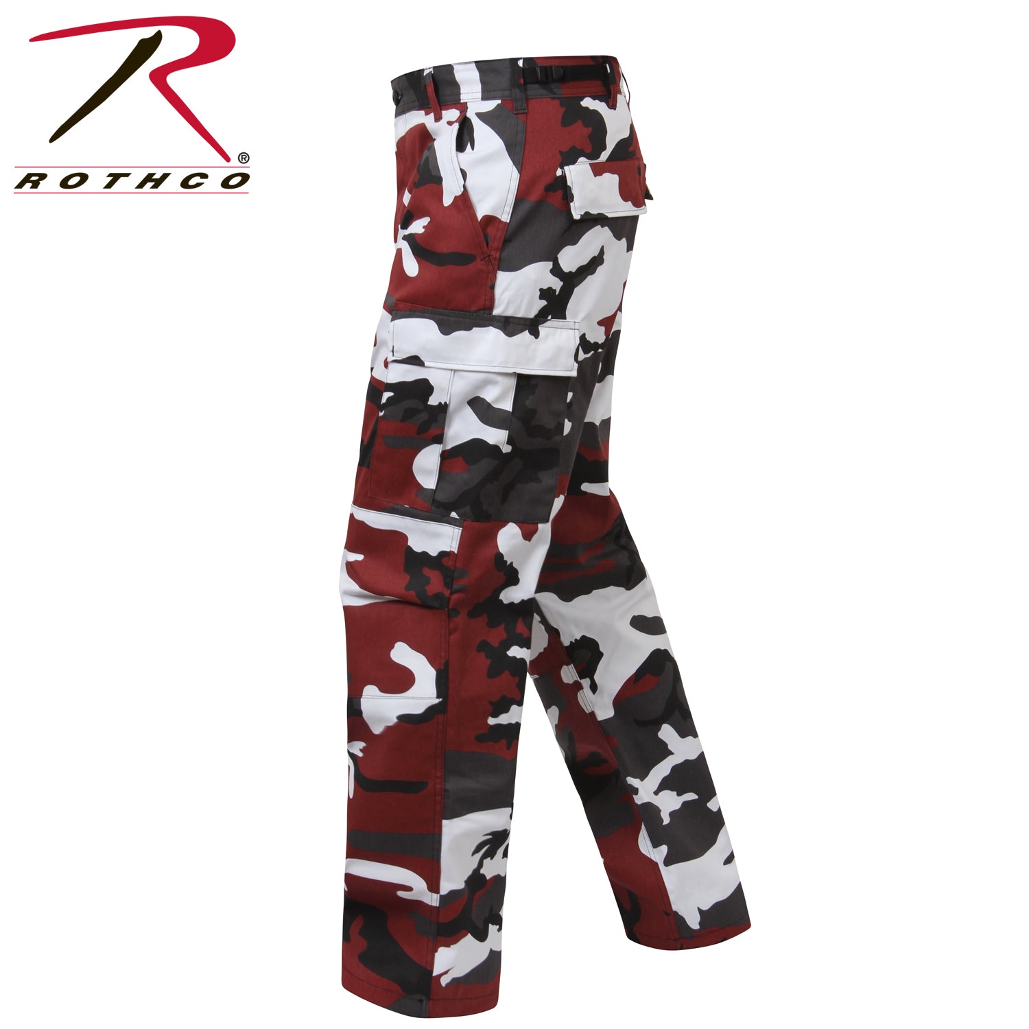 Rothco Color Camo Tactical BDU Pants Red Camo Size Small