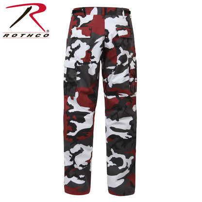 Rothco Color Camo Tactical BDU Pants Red Camo Size Small