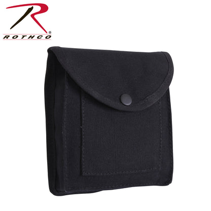 Rothco Canvas Utility Pouch Black - Durable Heavyweight Cotton Storage Bag