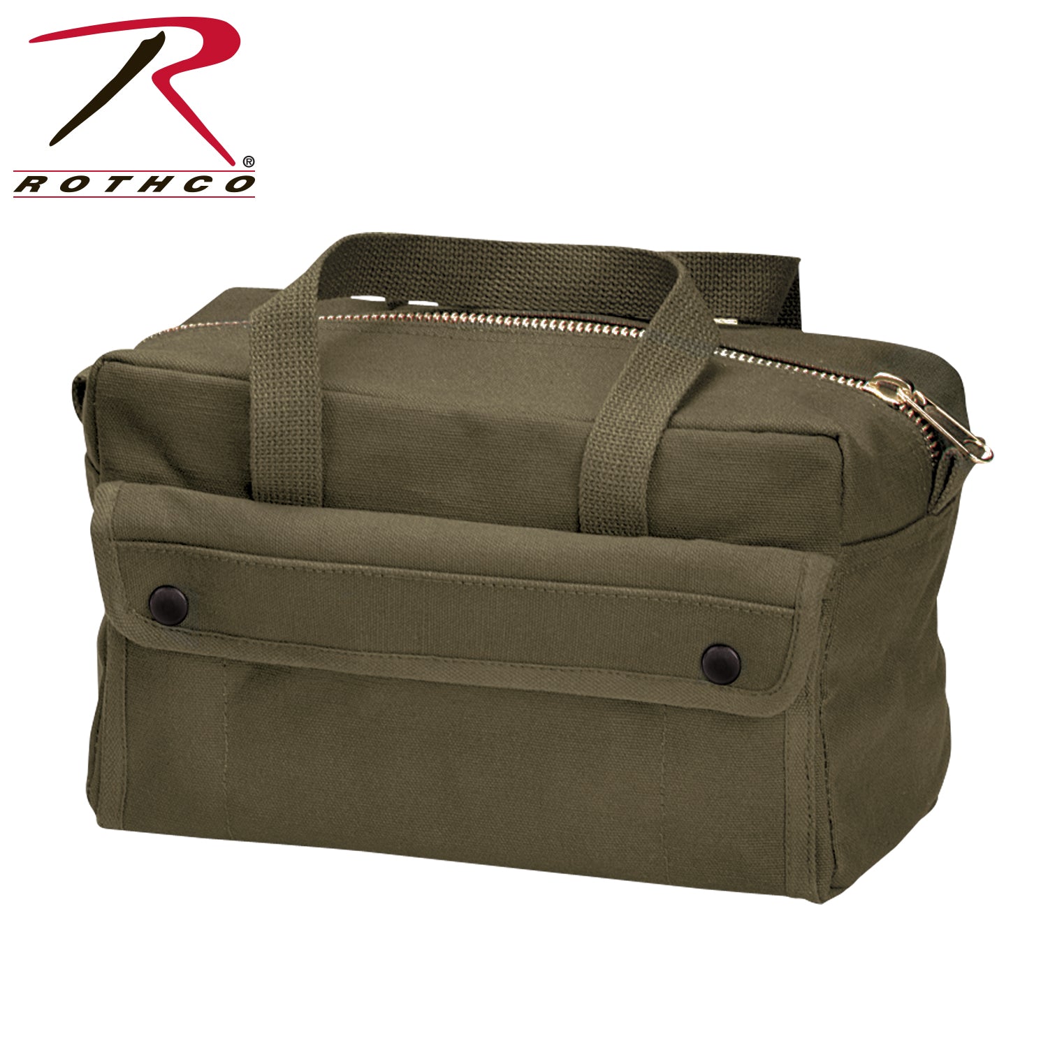 Rothco Mechanics Tool Bag with Brass Zipper - Olive Drab, Part 9182