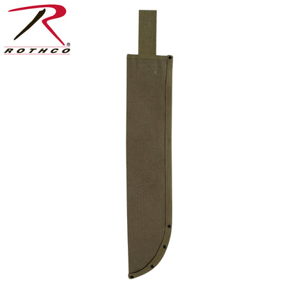 Rothco 18 Inch Canvas Machete Sheath - Durable Blade Cover for Outdoor Use