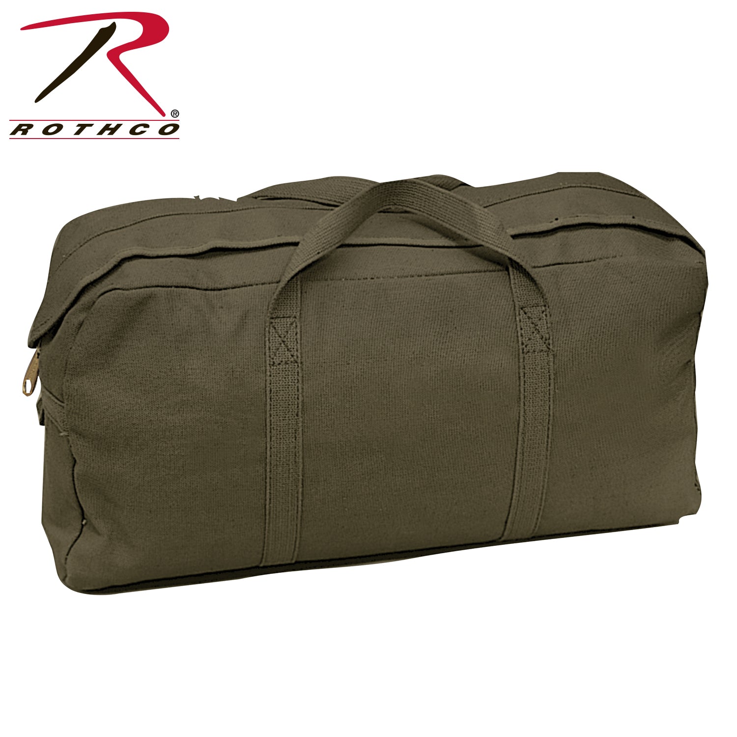 Rothco Canvas Tanker Style Tool Bag Olive Drab – Heavy-Duty Multi-Purpose Storage