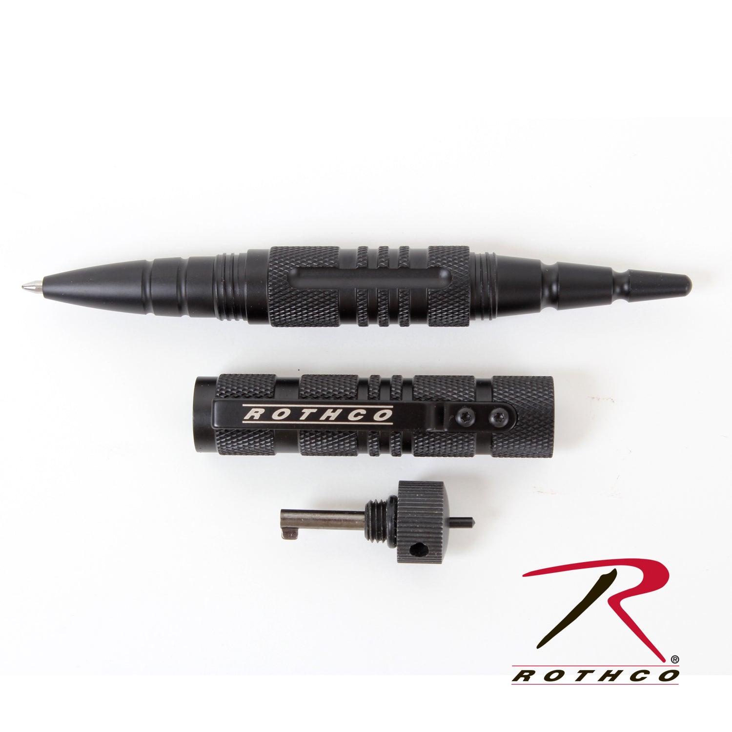 Rothco Tactical Pen Part Number 5478 – Durable Aluminum EDC Tool with Glass Breaker and Hidden Handcuff Key