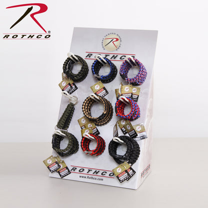 Rothco Part Number 544 Counter Display for Paracord Bracelets and Accessories