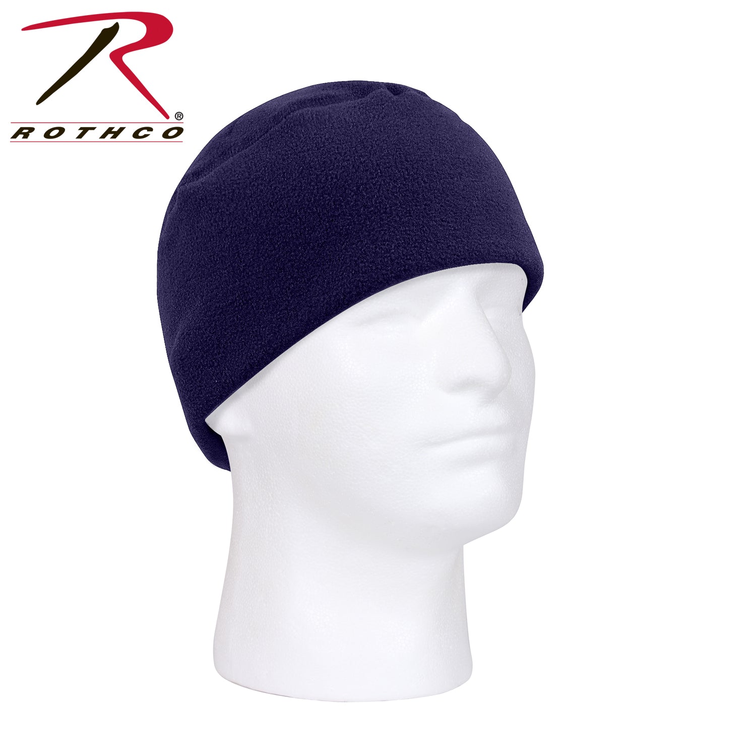 Rothco Polar Fleece Watch Cap Navy Blue – Military-Style Warm Winter Hat