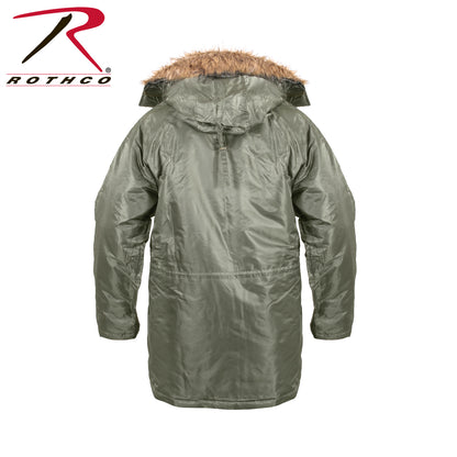 Rothco N-3B Parka Sage Green Size Small – Military-Style Cold Weather Outerwear